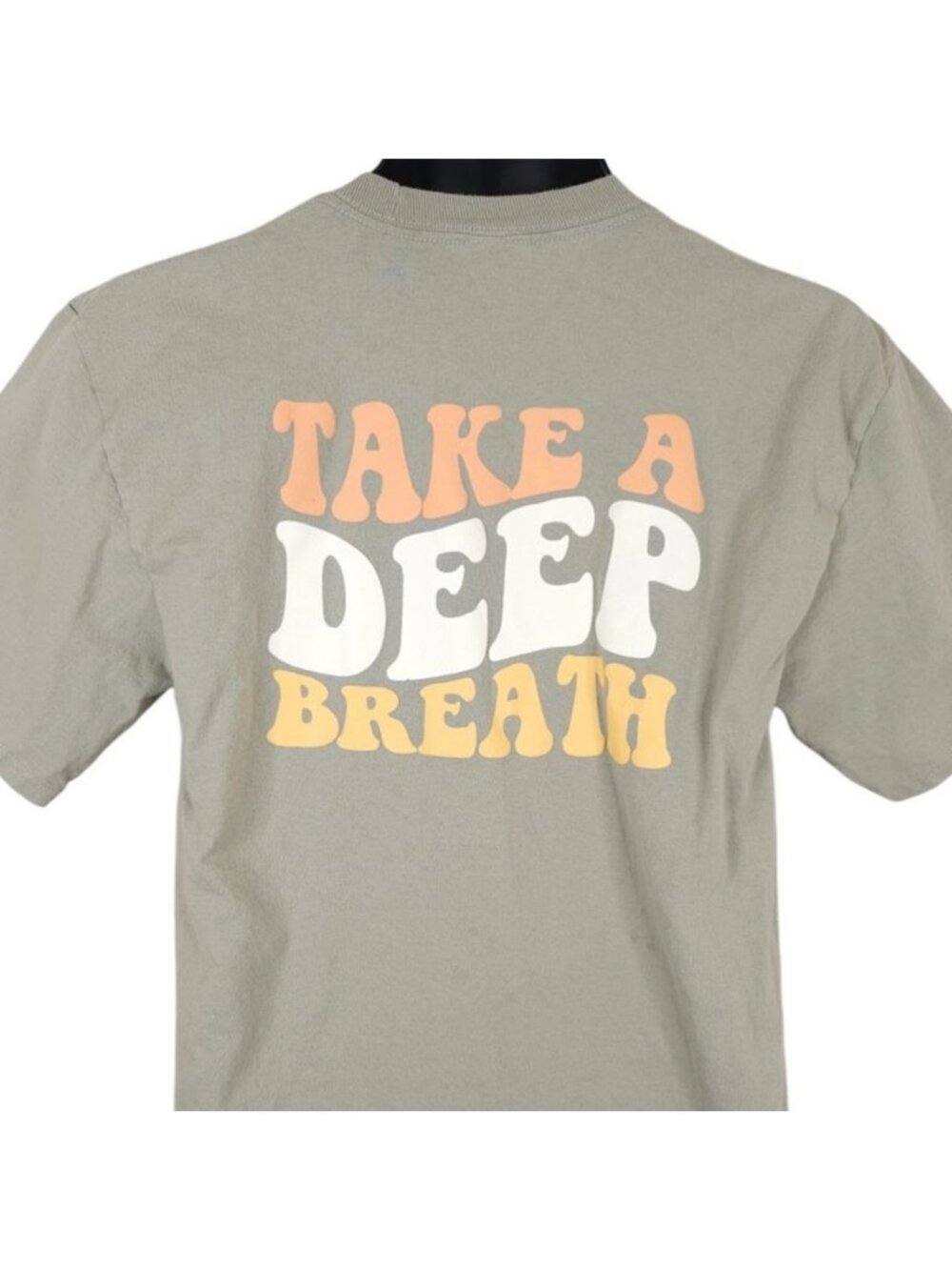 Water Lantern Festival T Shirt Mens Size Medium Green Take A Deep Breath